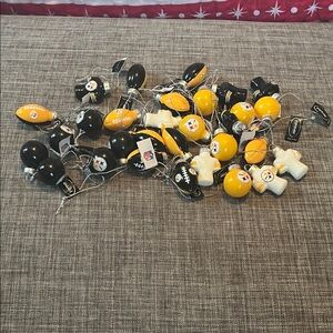 NFL Pittsburgh Steelers, ornaments- Black, Yellow, White